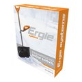 Snow Joe Ergie Systems, Steel Shaft Impact Resistant Snow Shovel, 18" L, 34.5" Shaft, Push/Scoop Combo Blade ERG-SNSH18